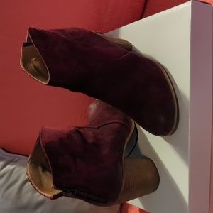 BP. Burgundy booties size 8.5